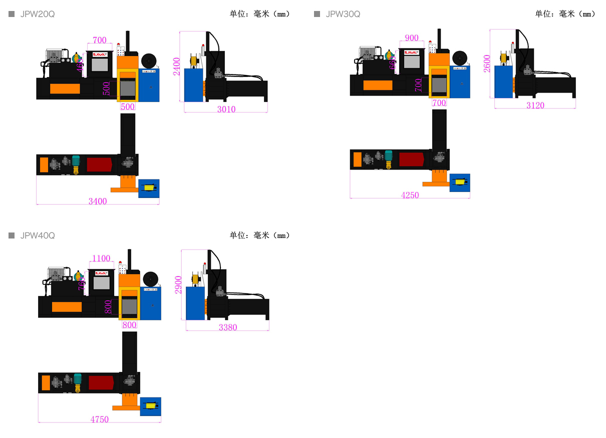 小型臥式全自動壓縮打包機(PP帶捆扎)JPW20Q.png